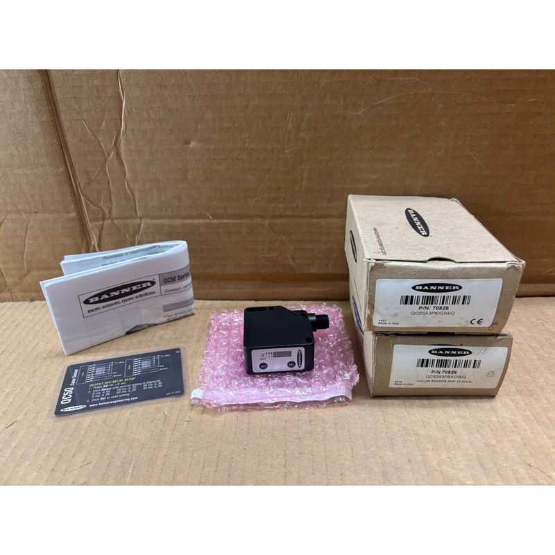 QC50A3P6XDWQ Banner Nuovo IN Scatola Vero Colore Fotoelettri