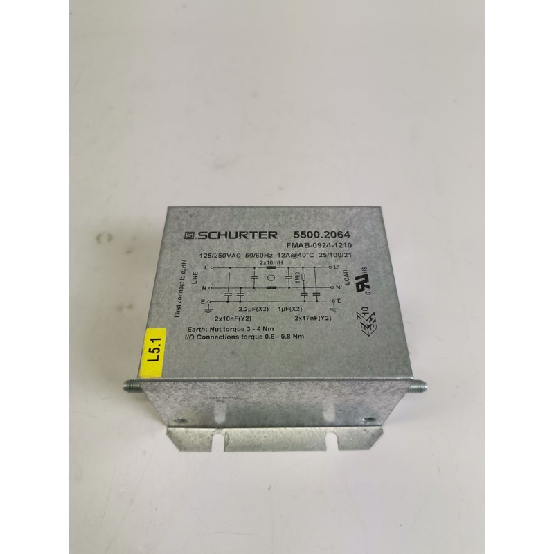 SCHURTER 5500.2064 FMAB-0924-1210 Netzfilter