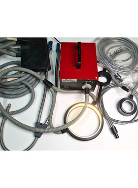 Eltrotec 冷光源 FOT 150 + 7 件 Volpi 显微镜光学器件。