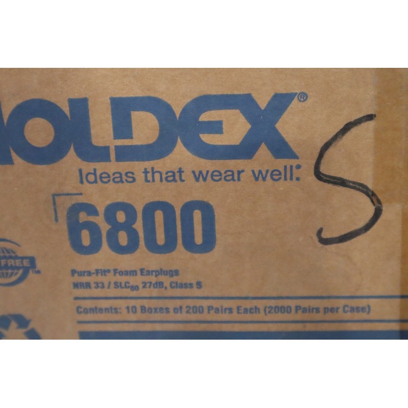10 盒 200 对每个 MOLDEX 6800 纯贴合泡沫耳塞库存 G113A