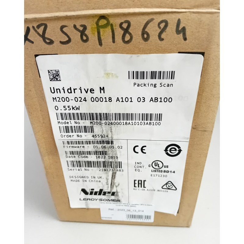 Leroy Somer / Nidec Unidrive M200-024 00018 A101 03 AB100 NE