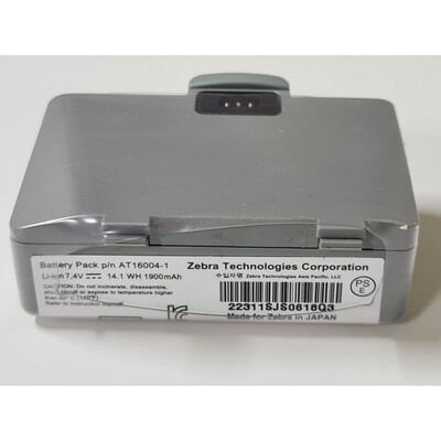 5 件 斑马 AT16004-1 ST 7.4V 1900mAh 打印机电池 适用于 QL220+