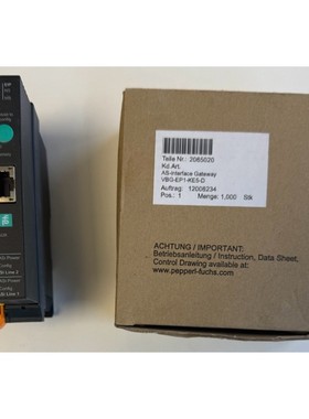 PepperlFuchs ASInterface Gateway  VBGEP1KE5D  2065020  Neu i