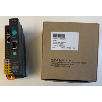 PepperlFuchs ASInterface Gateway  VBGEP1KE5D  2065020  Neu i