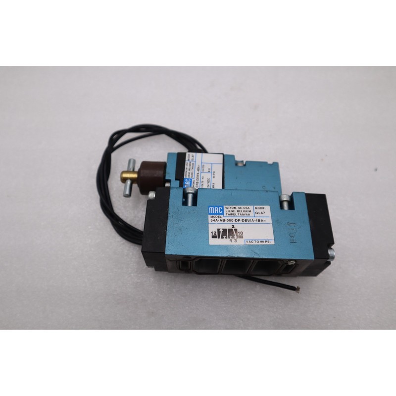 全新 MAC 54A-AB-000-DP-DEWA-4BA= SOLENOID 气门库存 H1747