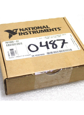 NI 9227 4 通道输入模块 5AMP ISO 50K 24BIT 全新未拆封