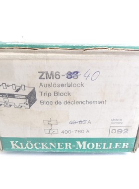 Kl?ckner Moeller ZM6-40 Ausl?serblock für Leistungsschalter