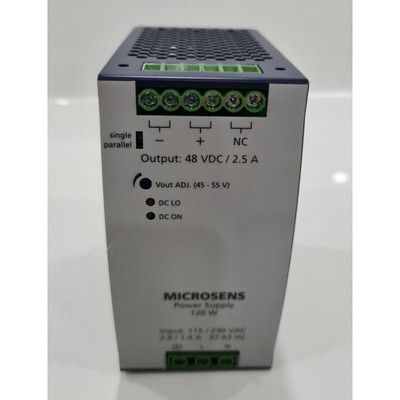 Microsens-MS700456-din 导轨安装电源 115/230V 48VDC 120W