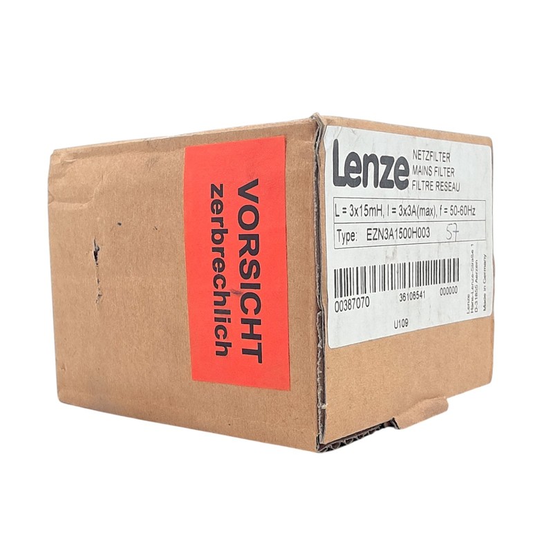 LENZE EZN3A1500H003 ID 00387070 NETZFILTER