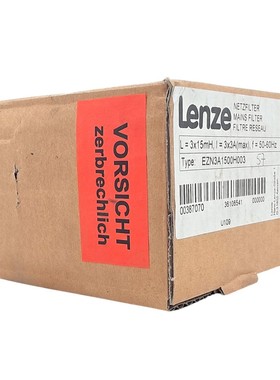 LENZE EZN3A1500H003 ID 00387070 NETZFILTER