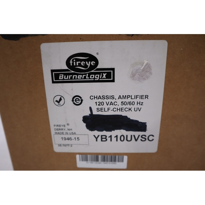 Fireye BurnerLogix YB110UVSC 机箱放大器 自检 UV 火焰模块 全