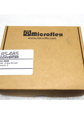 Microflex 101-0020 RS-485 转换器 USB 2 线 Rev 2 密封盒 全新