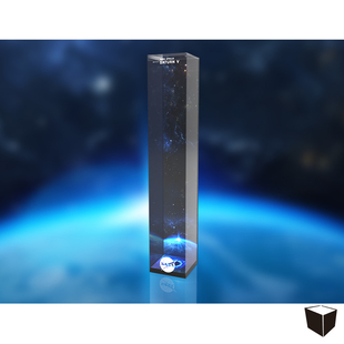 KGBOX乐高21309火箭92176土星五号亚克力防尘罩防尘盒展示盒灯光