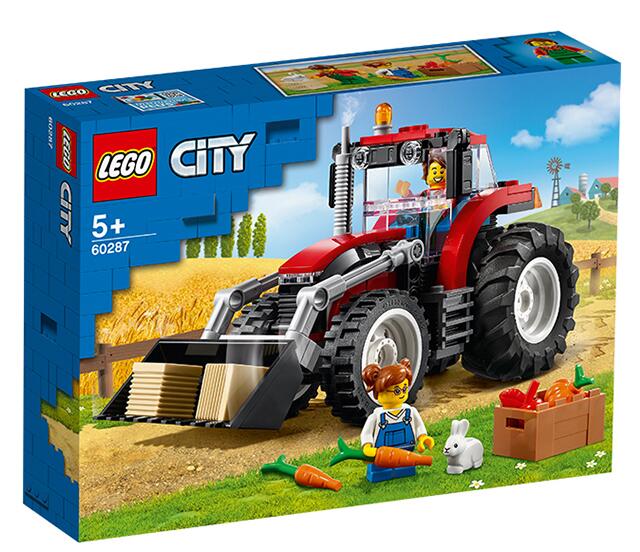 lego乐高60287拖拉机农用铲车城市益智拼搭展示盒防尘盒防尘罩