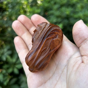 天然崖柏实木雕刻大白菜百财创意文玩手把件随身把玩招财桌面摆件