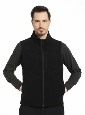 CARAVA喀尔沃秋冬男款户外抓绒马甲保暖透气轻便450501