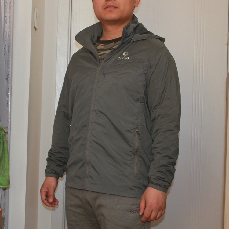 正品喀尔沃男款轻便皮肤风衣防晒速干衣透气防晒防紫外线555375