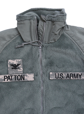 P300抓绒衣US胸条军衔臂章L3L5L7魔术贴姓名条ACU迷彩UCP徽章贴章