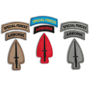 美国特战司令部徽章天蝎迷彩服臂章ACU肩章CP胸章刺绣战术魔术贴