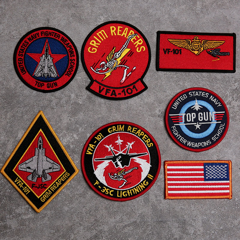 美国空军刺绣个性补丁士气章敕造