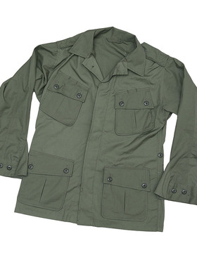 越战军绿TCU一代作战夹克上衣军迷男衬衫野战风衣外套OG107非M65