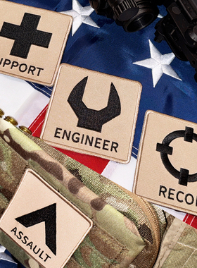 战地6Battlefield6游戏周边臂章军迷战术识别章刺绣魔术贴兵种章