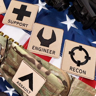 战地6Battlefield6游戏周边臂章军迷战术识别章刺绣魔术贴兵种章