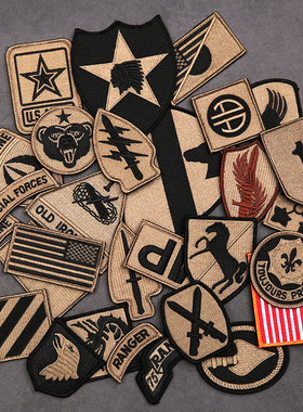 OCP天蝎W2迷彩服臂章CP套服战术徽章魔术贴军迷士气章背包贴肩章