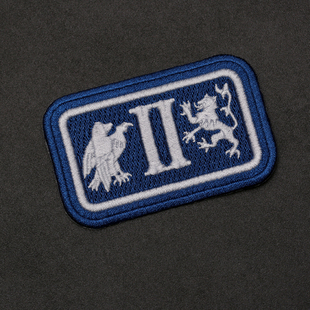 军迷刺绣魔术贴战术徽章 二战第二集团臂章巴顿同款 WWII USARMY
