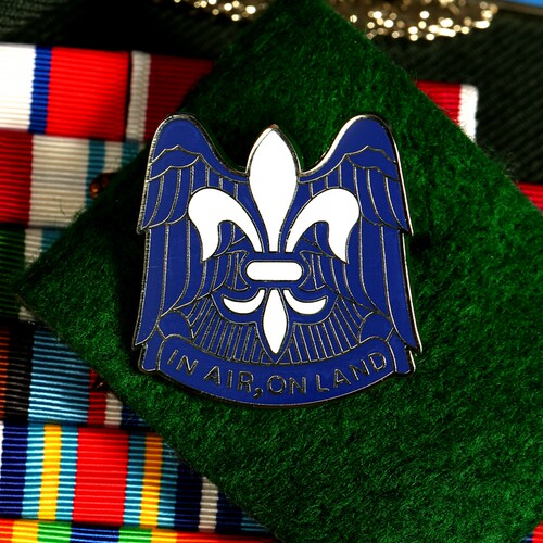 第82空降师徽章 USARMY 帽徽 肩章 军迷金属徽章 团队章