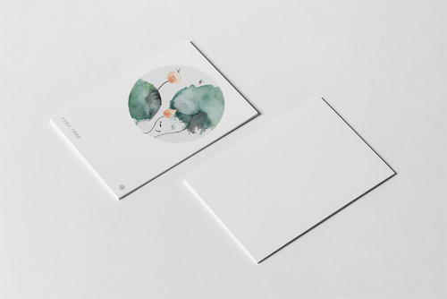 KP882中式质感山水墨意境贺卡