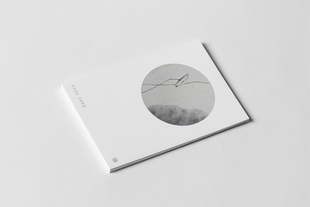 kp645中国风中式 文艺山抽象水墨禅意境竹菊梅花鸟工笔贺卡明信片