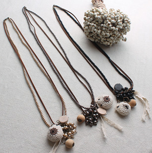 复古小鱼小花小熊款 时尚 项链女 Queen彩后台北小众设计搭配款 Dois