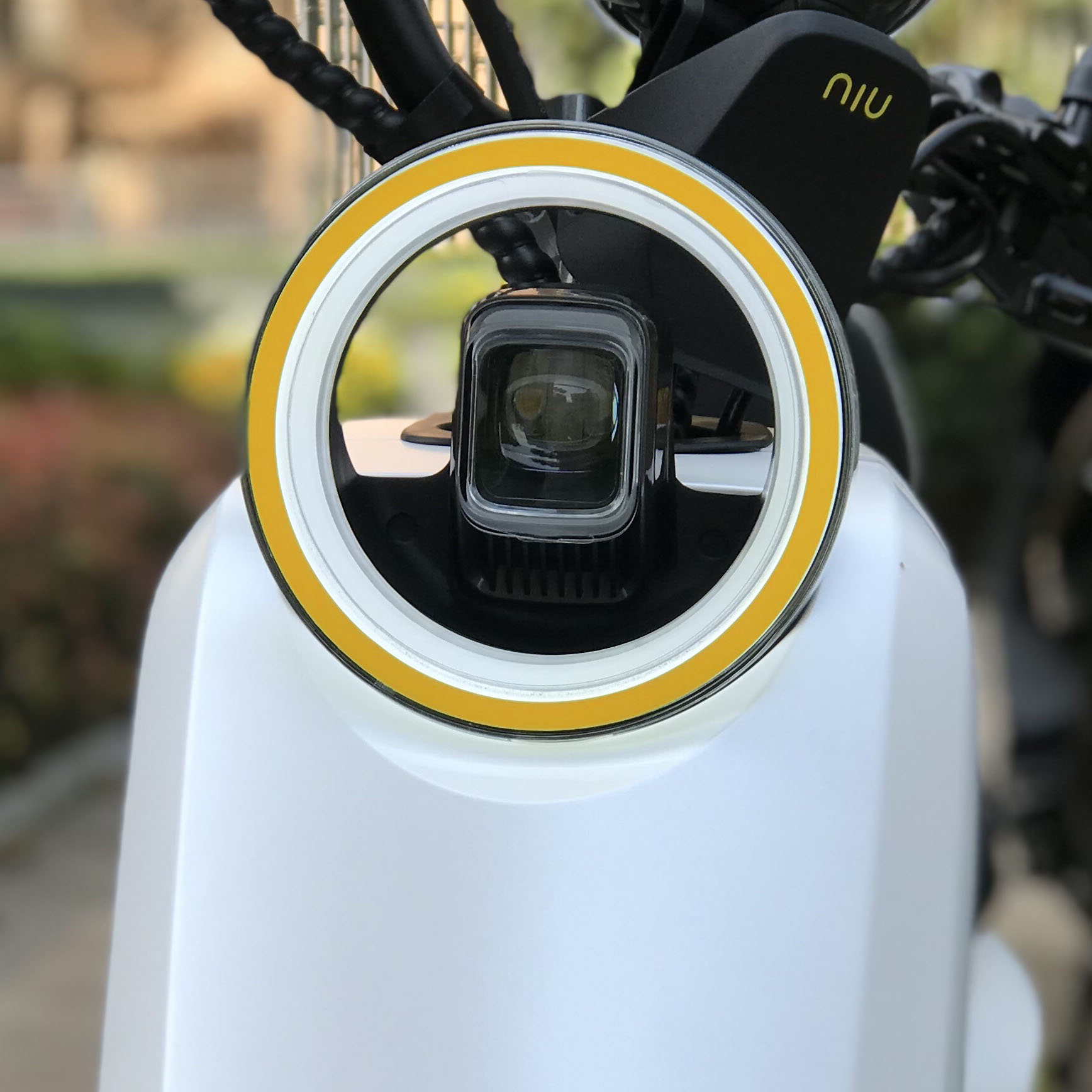 小牛U2贴纸U3灯圈装饰仪表圈反光改色车贴车身贴纸UMAX车头标志贴