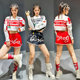 美式 机车服外套女团舞蹈演出服jazz跳舞上衣 kpop街舞爵士舞套装