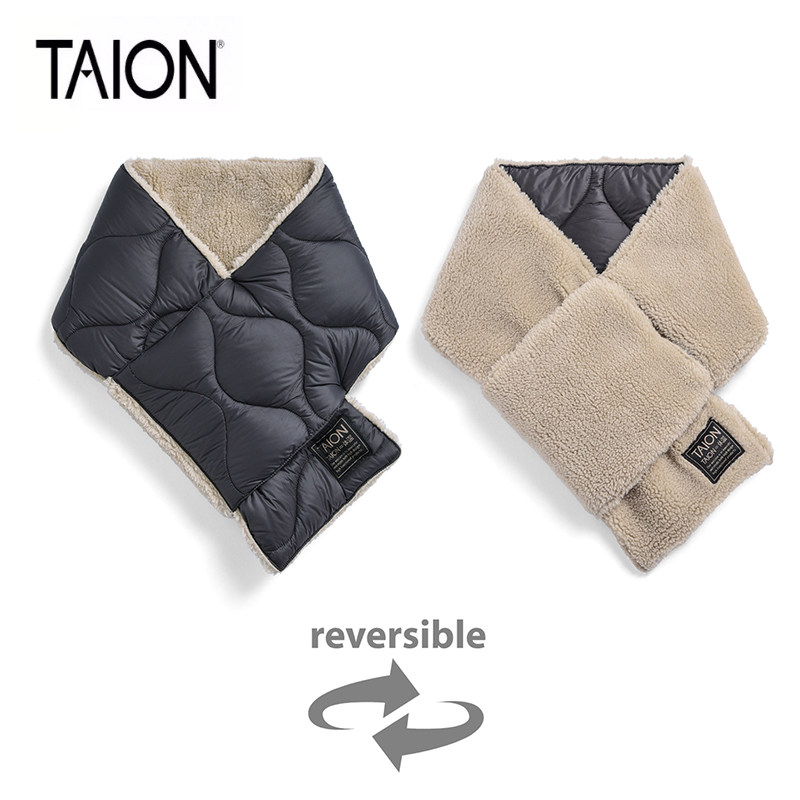 TAION 小巧体积御寒逸品TAION羽绒羊羔绒双面围巾 R201ALSML-1,运动包/户外包/配件,围巾/围脖,淘宝优惠券,粉丝福利购,淘宝优惠卷