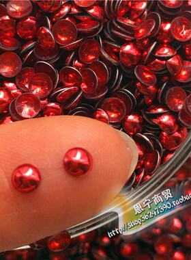 眼睛连衣裙红点圆红片10mm