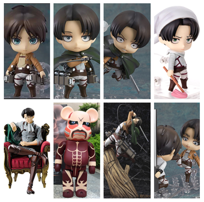 进击艾伦威尔兵长积木手办玩偶