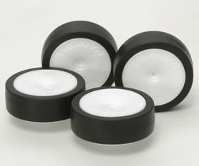 田宫 15445 四驱车配件 大径轮圈连轮胎 白色车轮