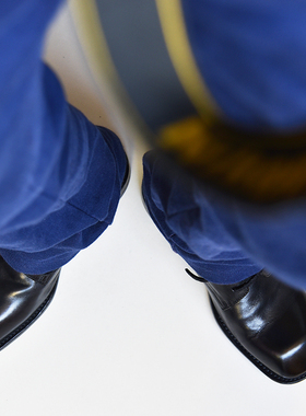 昱谷®vibe薄底小方头单鞋 颓废洗水固特异Derby 摩登中古小皮鞋