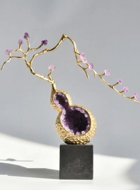 【本尼家】HY220现代轻奢装饰葫芦树饰品客厅电视柜桌面玄关摆件