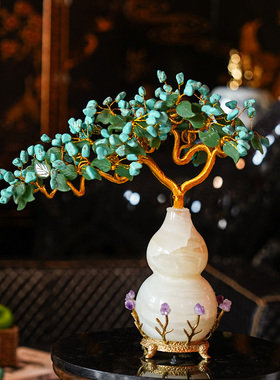 【本尼家】HY45现代轻奢装饰葫芦饰品家居客厅桌面摆设玄关摆件