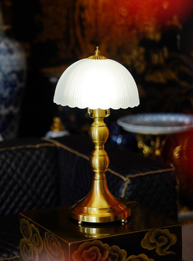 【本尼家】T173美式复古葫芦灯体装饰台灯客厅桌面卧室床头摆件