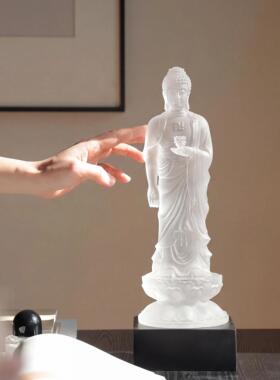 【本尼家】LL34非遗好物古法琉璃佛家居客厅书房桌面装饰玄关摆件