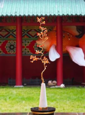 【本尼家】HY11现代轻奢装饰铜树客厅电视柜饰品摆件140*33*30cm