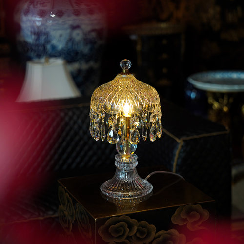 【本尼家】T05法式水晶台灯书房卧室床头灯装饰高档创意桌面台灯