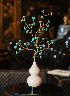 【本尼家】HY27现代轻奢装饰葫芦家居饰品客厅电视柜桌面玄关摆件