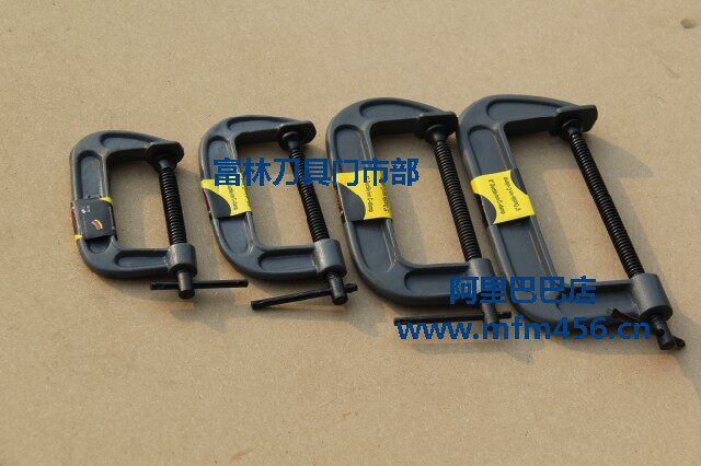 多威牌玛钢G型夹 木工C型夹 3.4.5.6寸木工夹