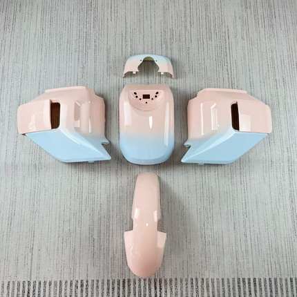 适用u1e小牛电动车uqi+/U2/u+b复古改装定制烤漆磨砂外壳车壳配件