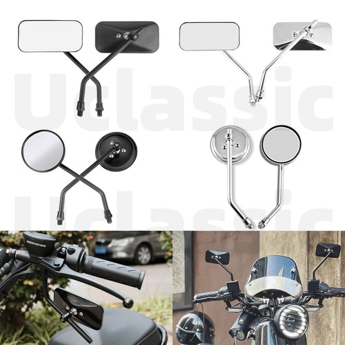 适用祖玛小牛九号方形圆形反光镜